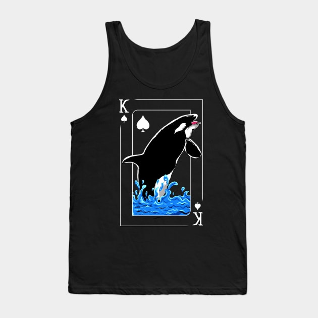 King Orca Tank Top by Rhunno